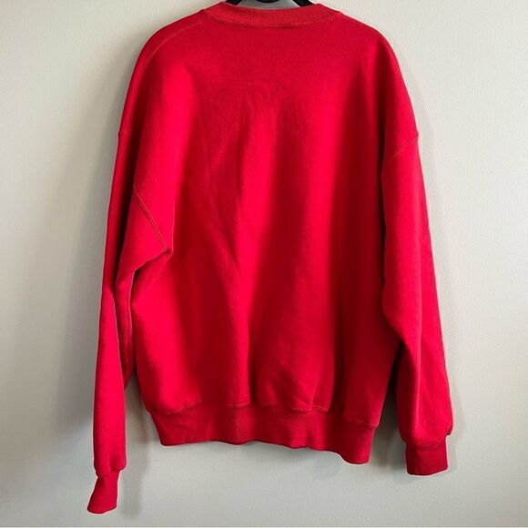 ✨ Jerzees Red Operation Santa Claus Embroidered Crewneck Sweatshirt XL - Picture 7 of 9